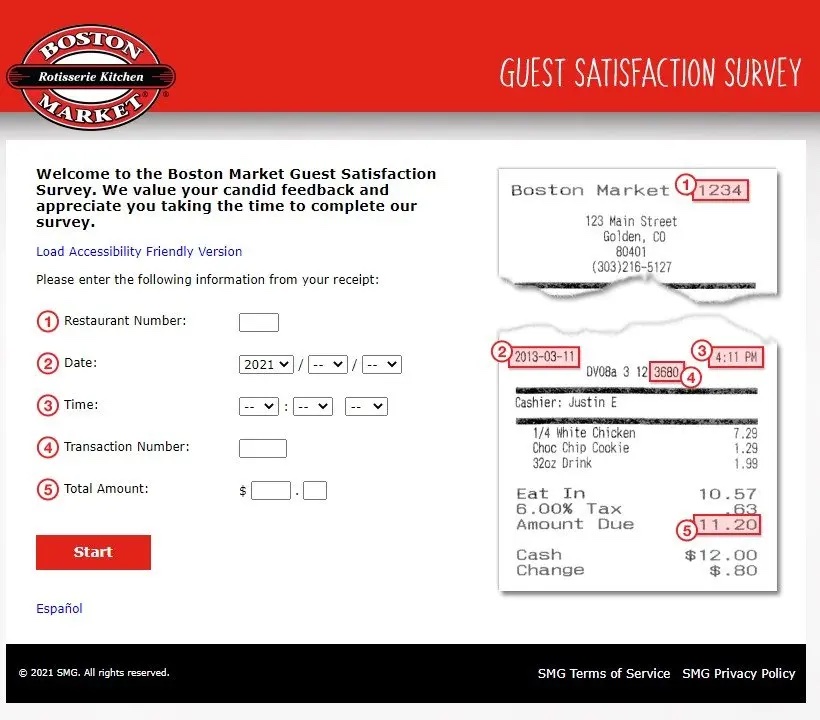 Tellbostonmarket - Win Rewards - www.tellbostonmarket.com Survey